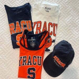 Syracuse Women's Top *BUNDLE of 3* with baseball hat.